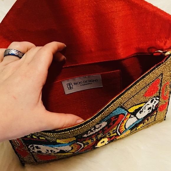 Vintage beaded antique style mini purse - Picture 2 of 4